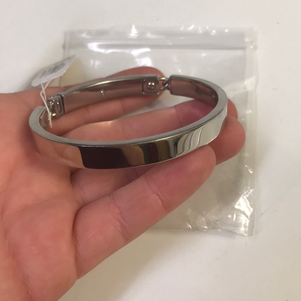 NWT Michael Kors silver bangle